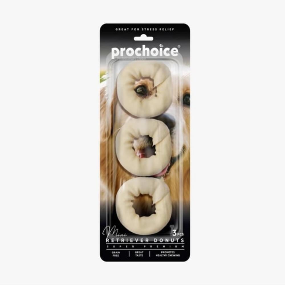 ProChoice Tahılsız Donut Köpek Ödül Kemiği 9cm 3'lüProchoice