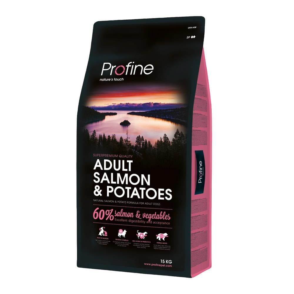 Profine Düşük Tahıllı Somonlu Yetişkin Kuru Köpek Maması 15 kgProfine