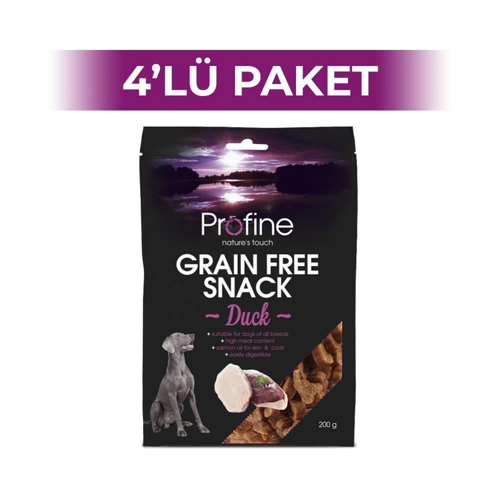 Profine Grain Free Duck Ördekli Tahılsız Köpek Ödül Maması 200 gr x 4 AdetProfine