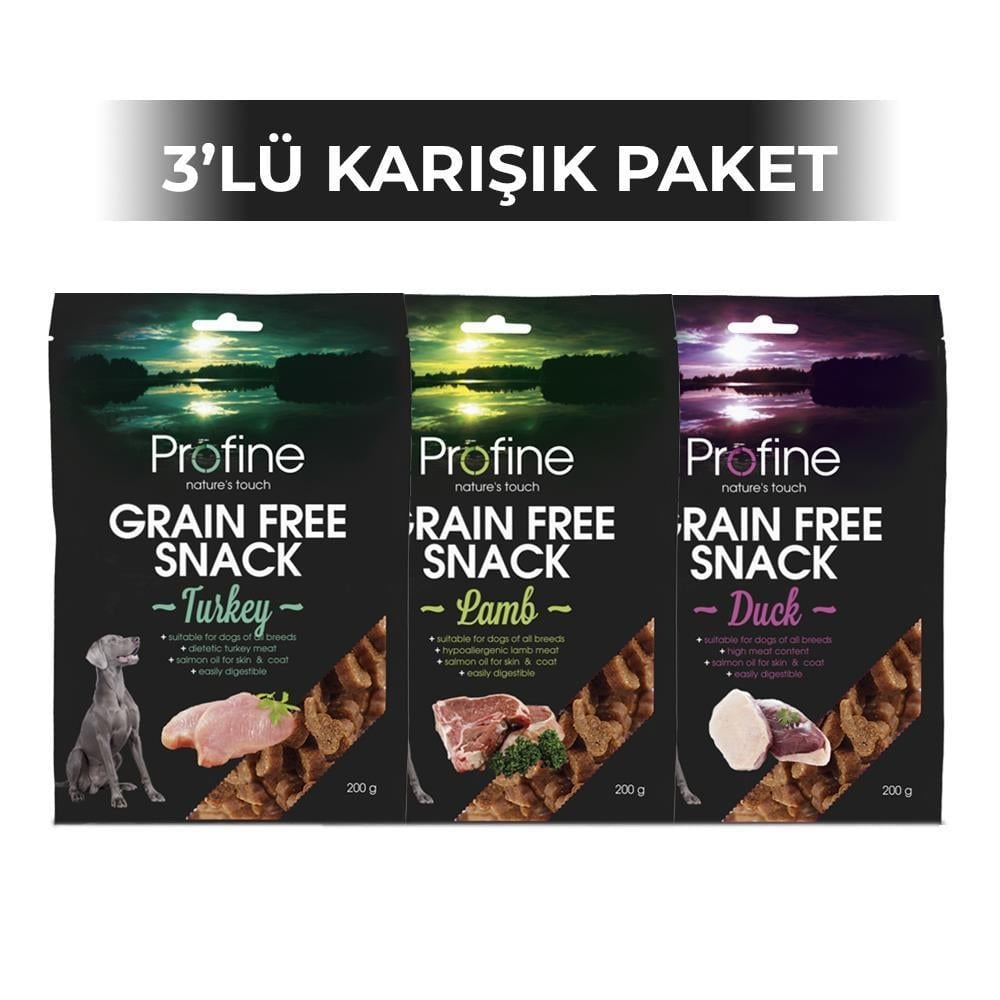 Profine Grain Free Köpek Ödülü Karışık 200 gr x 3 AdetProfine