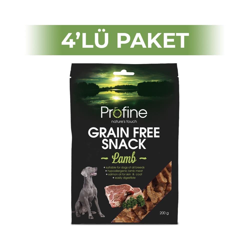 Profine Grain Free Lamb Kuzulu Tahılsız Köpek Ödül Maması 200 gr x 4 AdetProfine