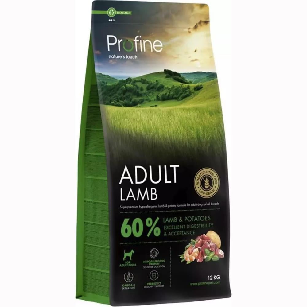 Profine Lamb Glutensiz Kuzulu Yetişkin Köpek Maması 12 kgProfine