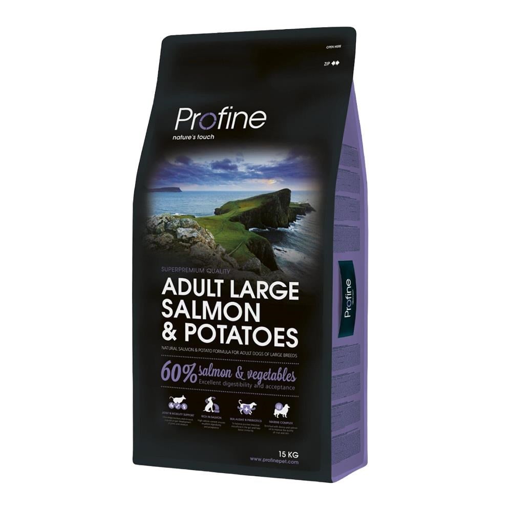 Profine Somon ve Patatesli Büyük Irk Yetişkin Kuru Köpek Maması 15 kgProfine