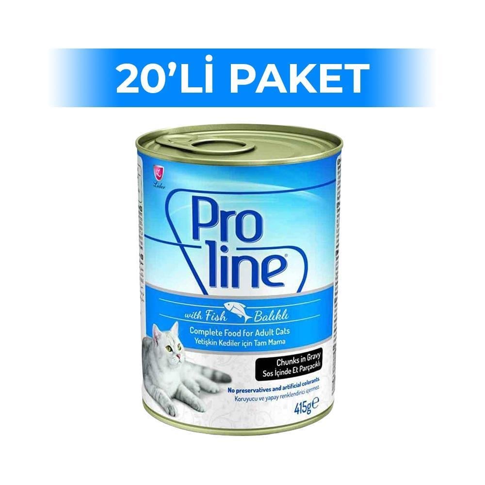 Proline Balıklı Yetişkin Kedi Konservesi 415 gr 20 AdetProline