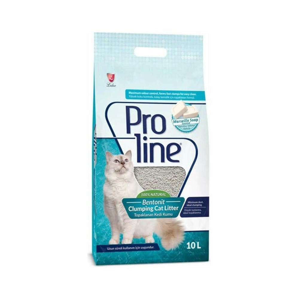 Proline Bentonit Marsilya Sabunu Kokulu Kedi Kumu 10 ltProline