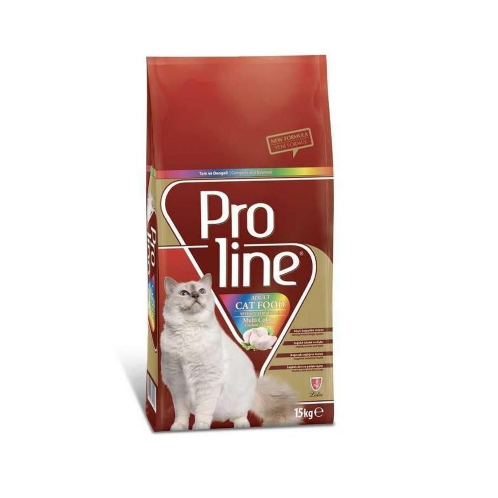 Proline Multi Tavuklu Colour Renkli Yetişkin Kedi Maması 15 KgProline