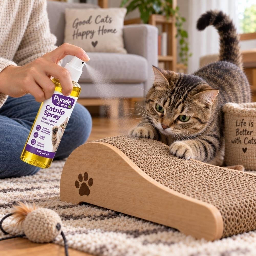Purele Catnip Kedi Oyun Alanı Spreyi 100 mlPurele