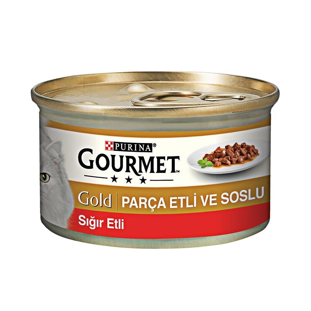 Purina Gourmet Parça Sığır Etli Kedi Konservesi 85 grGourmet