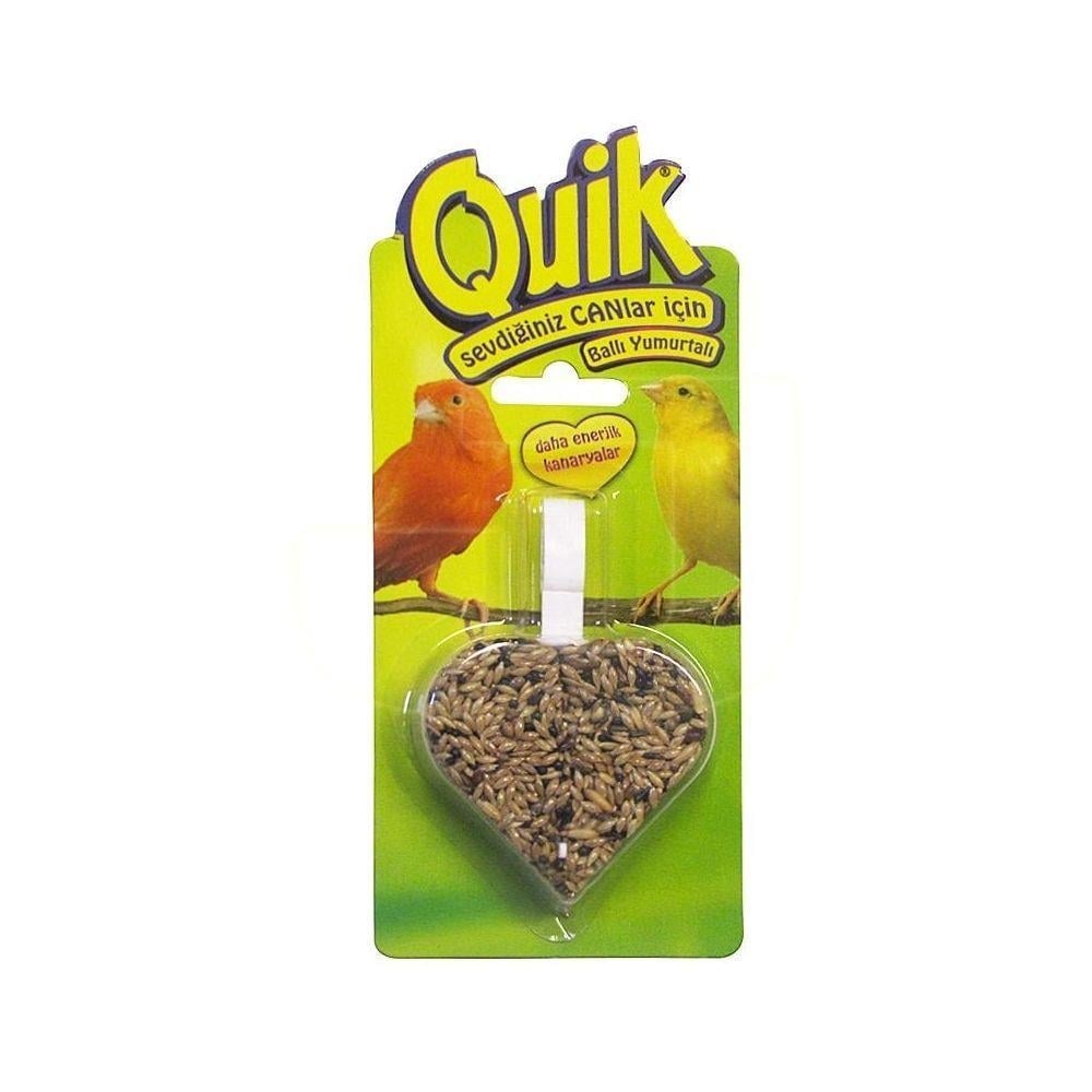 Quik Ballı Yumurtalı Kanarya Kalp Kraker 40 grQuik