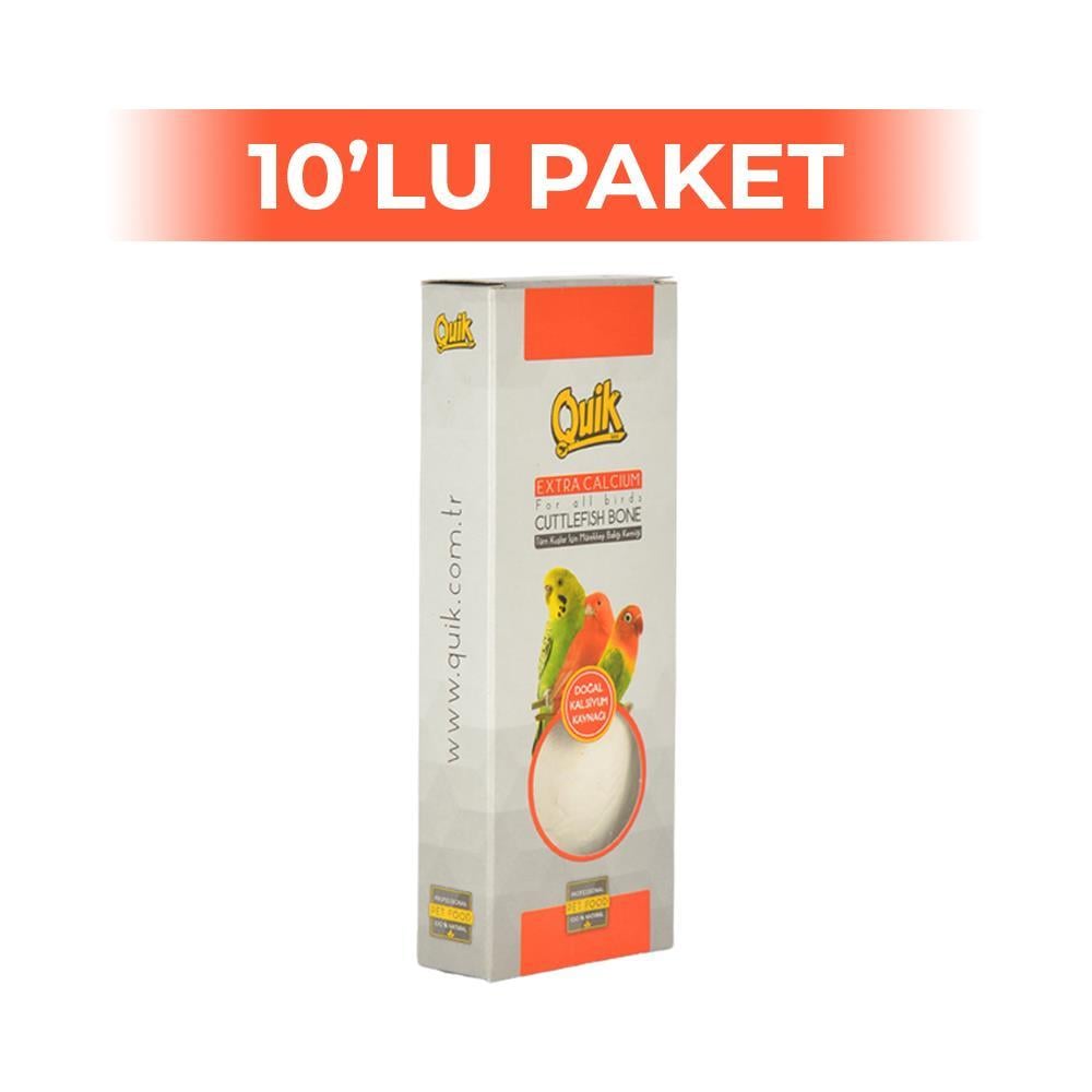 Quik Mürekkep Balığı Kemiği Gaga Taşı 15x6 cm x 10 AdetQuik
