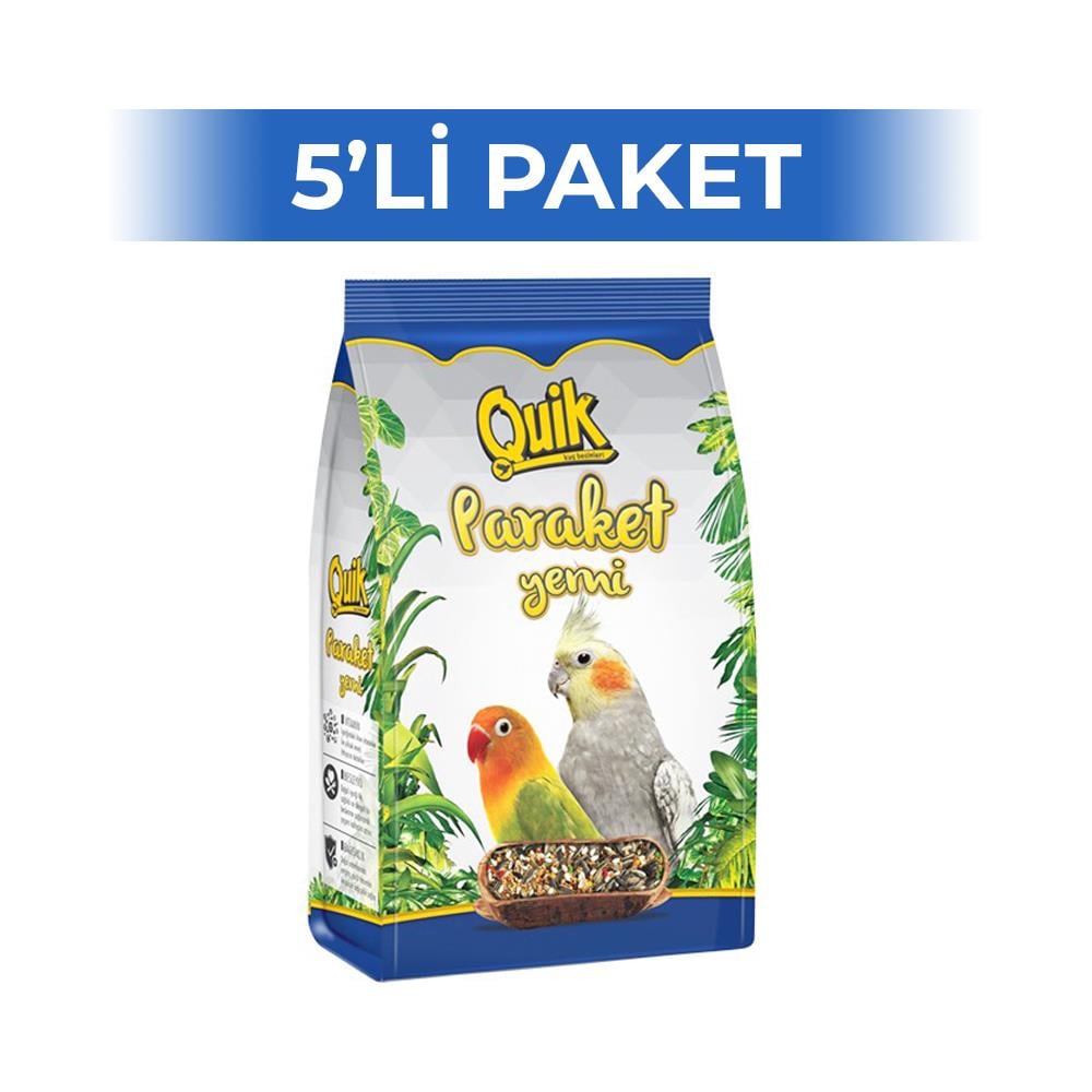 Quik Paraket Yemi 750 gr 5 AdetQuik