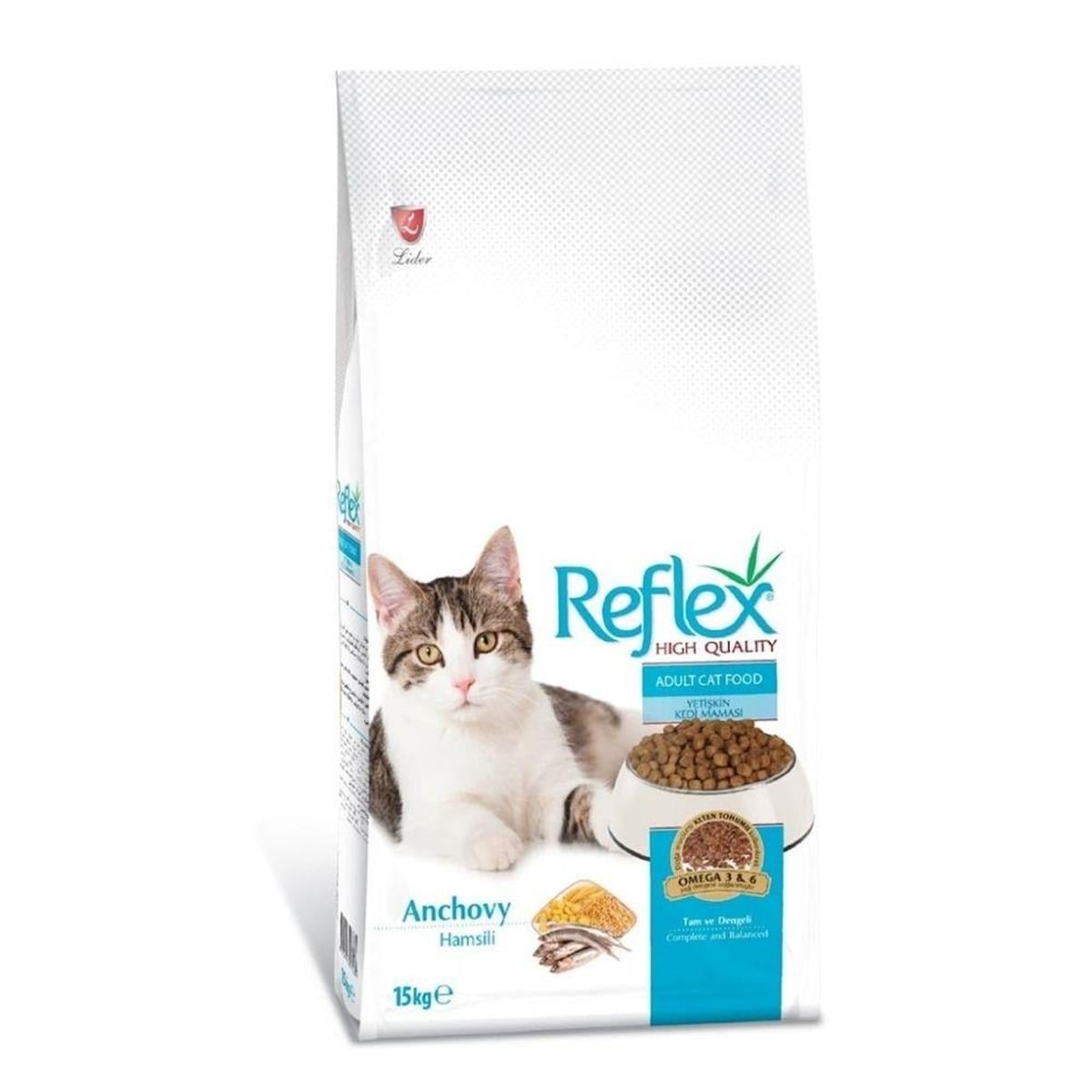 Reflex Anchovy Hamsili Yetişkin Kedi Maması 15 kgReflex
