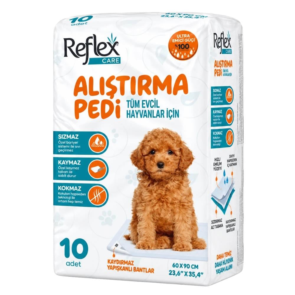 Reflex Care Kaydırmaz Köpek Alıştırma Pedi 60 x 90 cm 10'luReflex