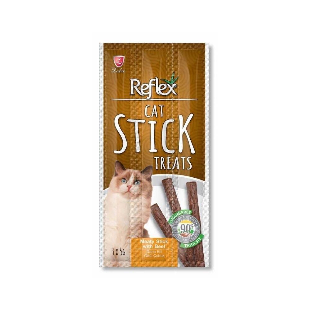 Reflex Cat Stick Biftekli Kedi Ödül Çubuğu 3x5grReflex