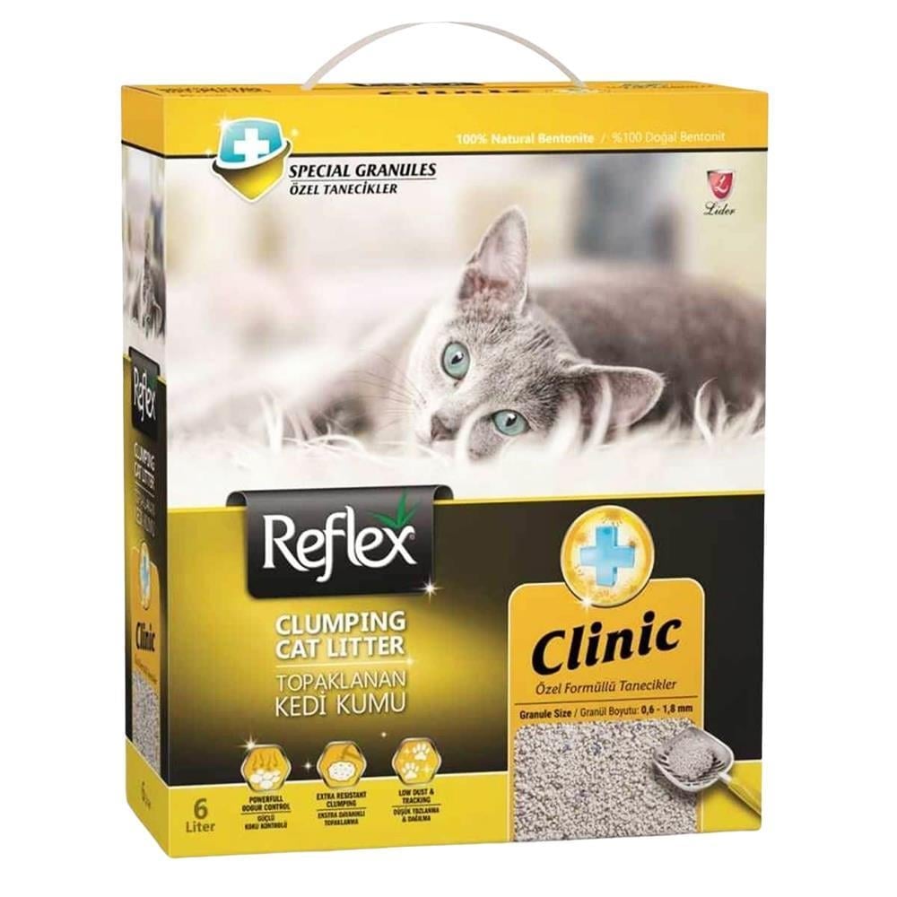 Reflex Clinic İdrar Yolu Hastalığı Önleyen Kedi Kumu 6 ltReflex