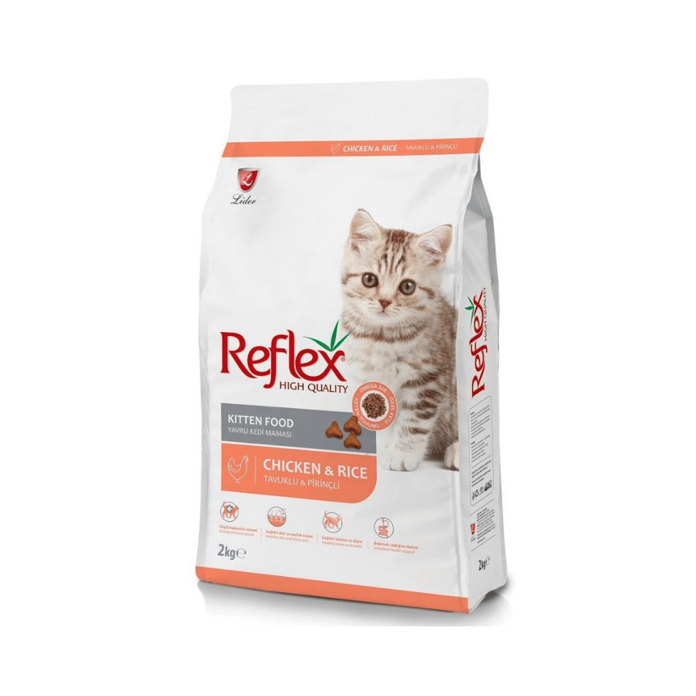 Reflex Kitten Tavuklu Pirinçli Kedi Maması 2 kgReflex