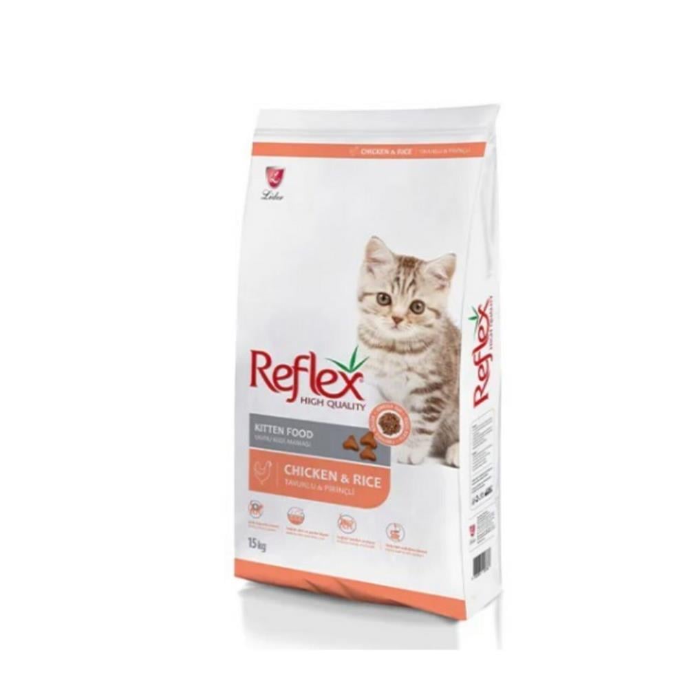 Reflex Kitten Tavuklu Yavru Kuru Kedi Maması 15 kgReflex
