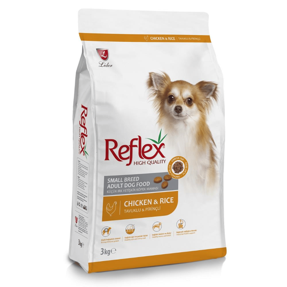 Reflex Küçük Irk Tavuklu Yetişkin Köpek Maması 3 kgReflex