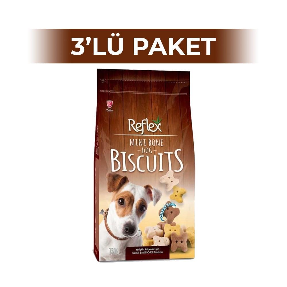 Reflex Mini Sandviç Kemik Köpek Ödül Maması 350 gr 3 AdetReflex