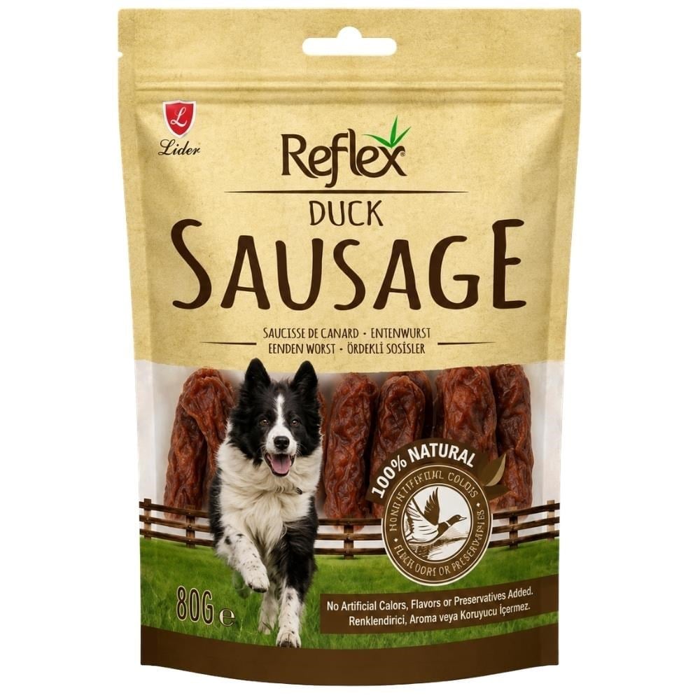 Reflex Ördekli Sosis Köpek Ödül Maması 80 grReflex