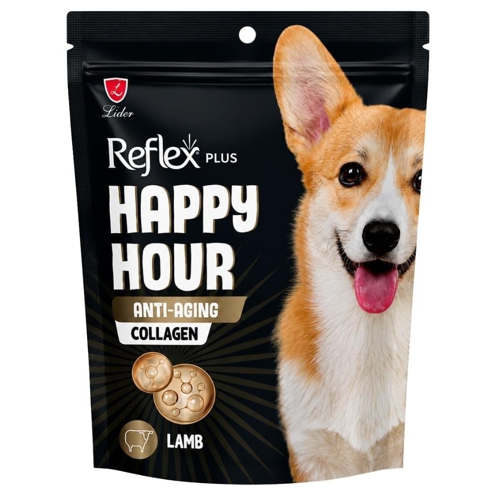 Reflex Plus Happy Hour Anti-Aging & Collagen Köpek Ödül Maması 60 grReflex Plus