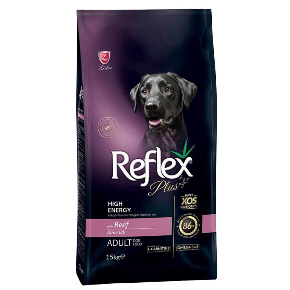 Reflex Plus High Enerji Biftekli Yetişkin Köpek Maması 15 kgReflex Plus