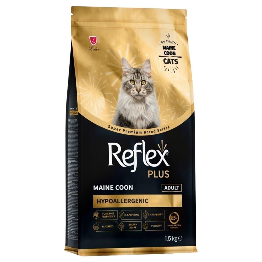 Reflex Plus Hipoalerjenik Maine Coon Yetişkin Kedi Maması 1,5 kgReflex Plus