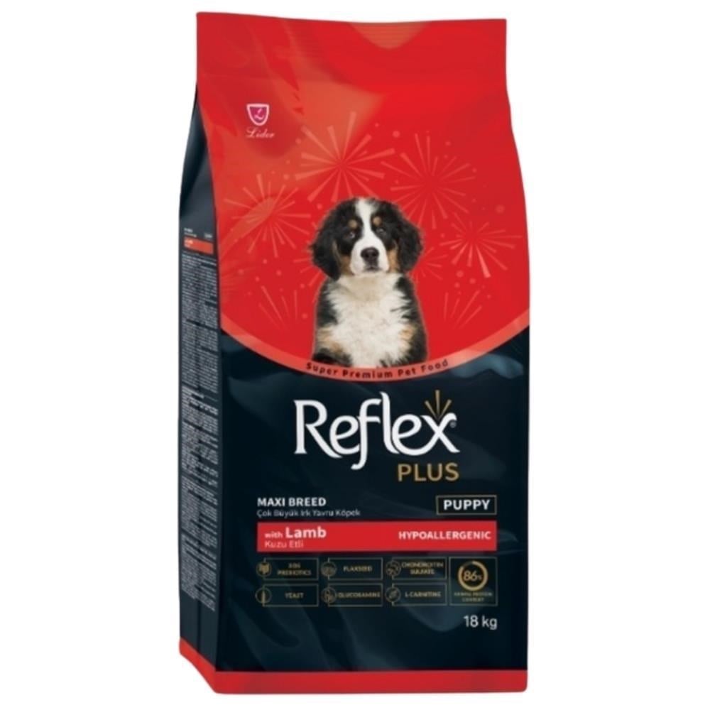 Reflex Plus Kuzu Etli Orta ve Büyük Irk Yavru Köpek Maması 18 kgReflex Plus