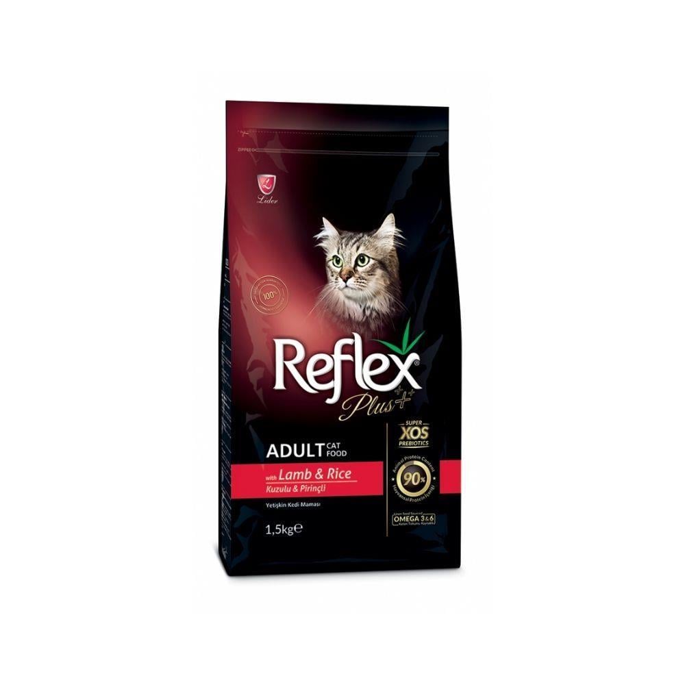 Reflex Plus Kuzu Etli ve Pirinçli Yetişkin Kedi Maması 1,5 kgReflex Plus