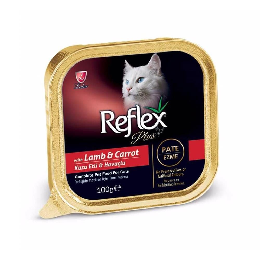 Reflex Plus Kuzu ve Havuçlu Kedi Konservesi 100 grReflex Plus