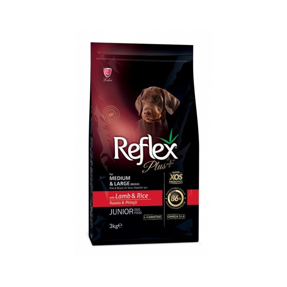 Reflex Plus Kuzulu Pirinçli Büyük Irk Yavru Köpek Maması 3 kgReflex Plus