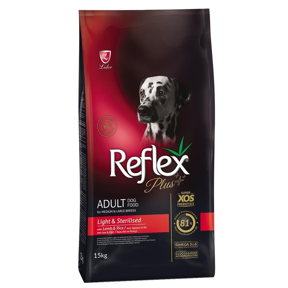 Reflex Plus Light Kuzu Etli Kısırlaştırılmış Köpek Maması 15 kgReflex Plus