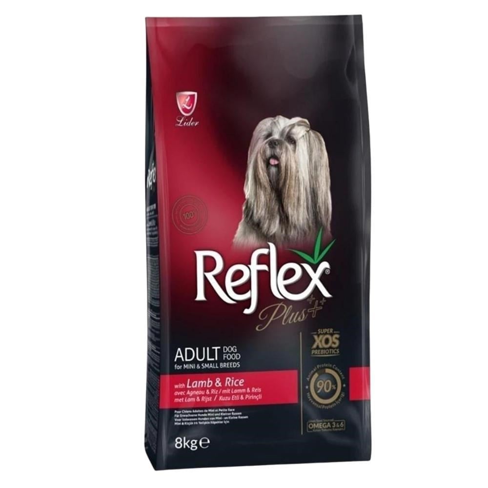 Reflex Plus Mini ve Küçük Irk Kuzulu ve Pirinçli Yetişkin Köpek Maması 8 kgReflex Plus