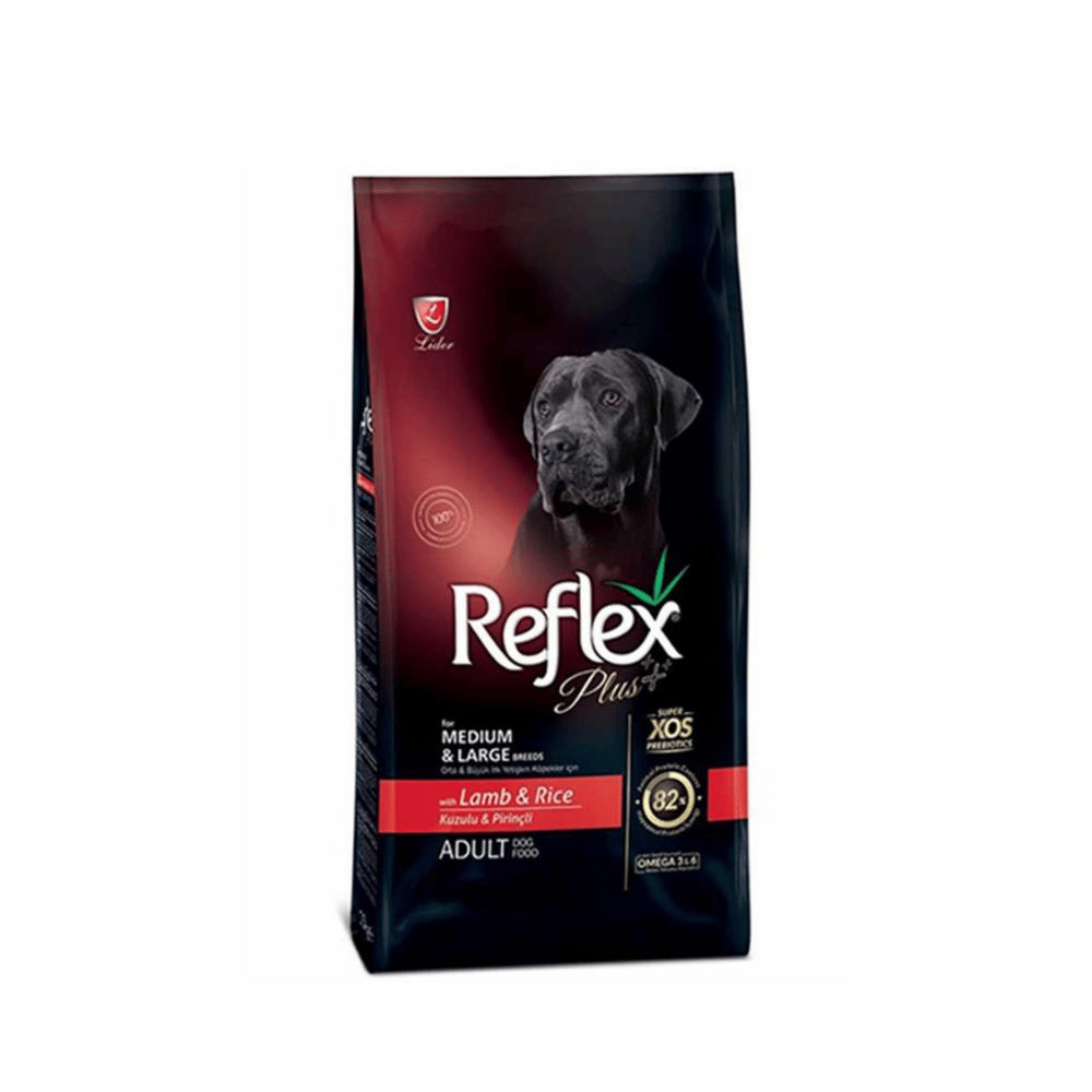 Reflex Plus Orta ve Büyük Irk Kuzulu Yetişkin Köpek Maması 3 kgReflex Plus