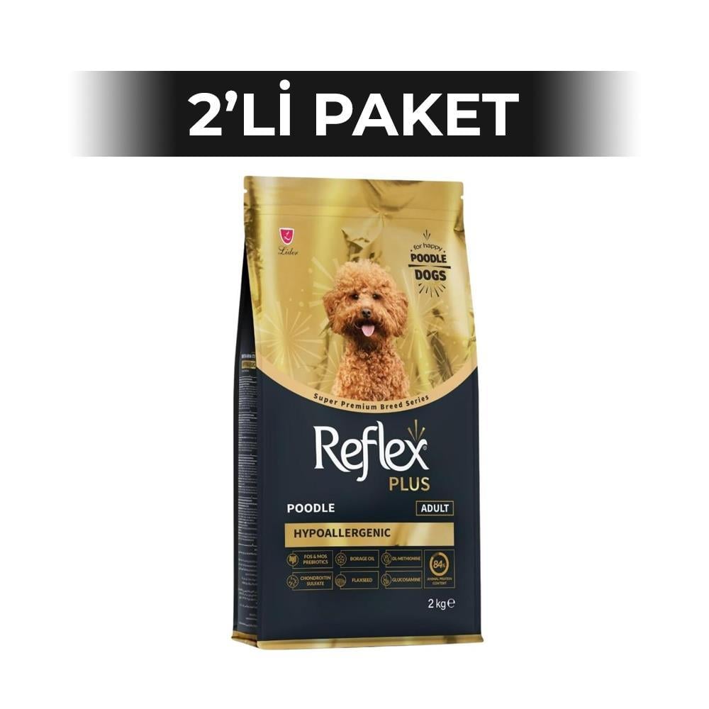Reflex Plus Poodle Hypoallergenic Tavuklu Yetişkin Köpek Maması 2 kg 2 AdetReflex Plus