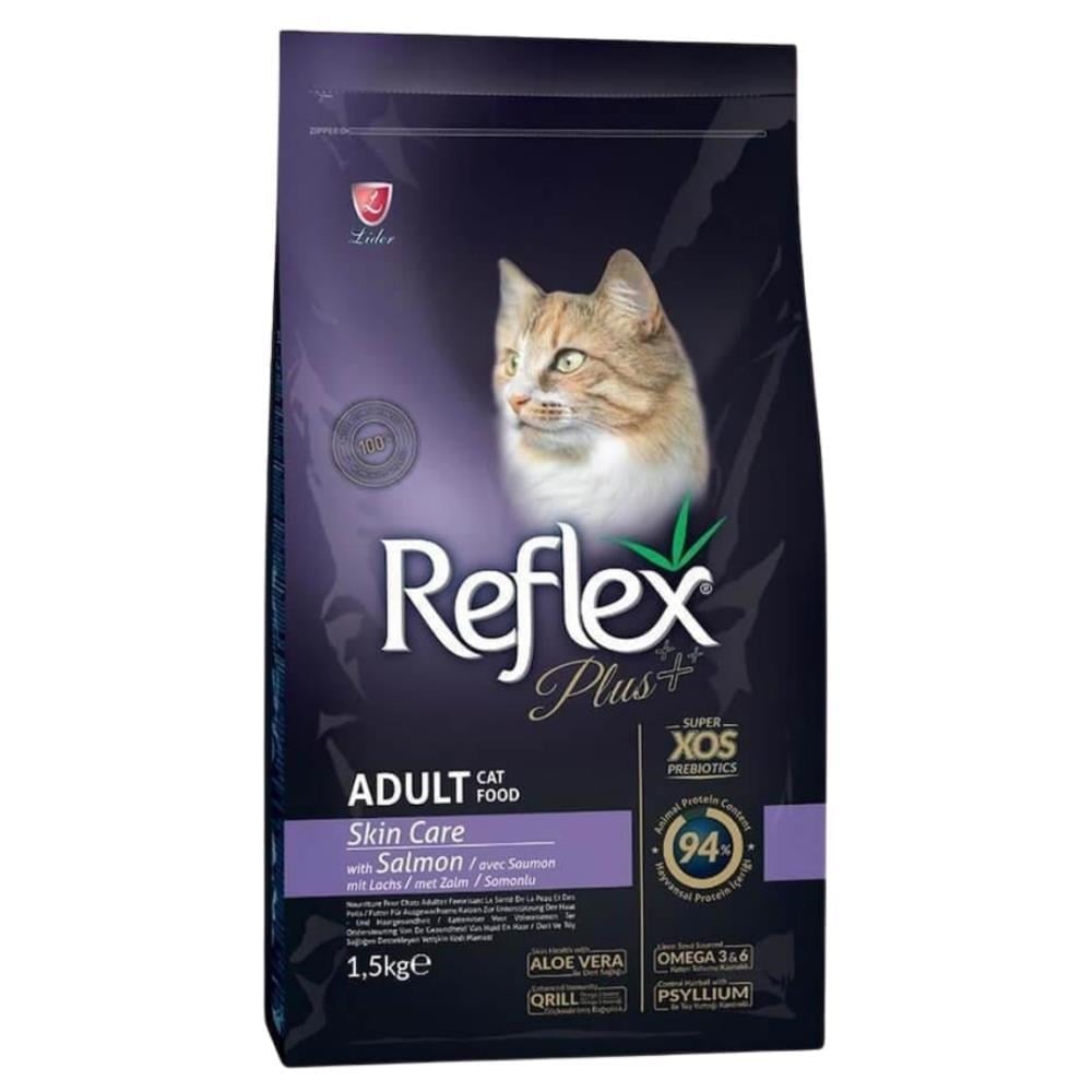 Reflex Plus Skin Care Somonlu Yetişkin Kedi Maması 1,5 kgReflex Plus