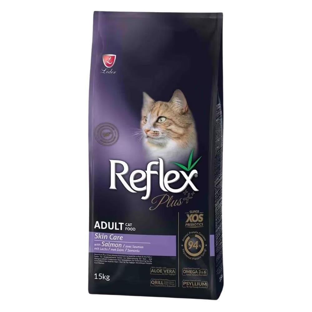 Reflex Plus Skin Care Somonlu Yetişkin Kedi Maması 15 kgReflex Plus