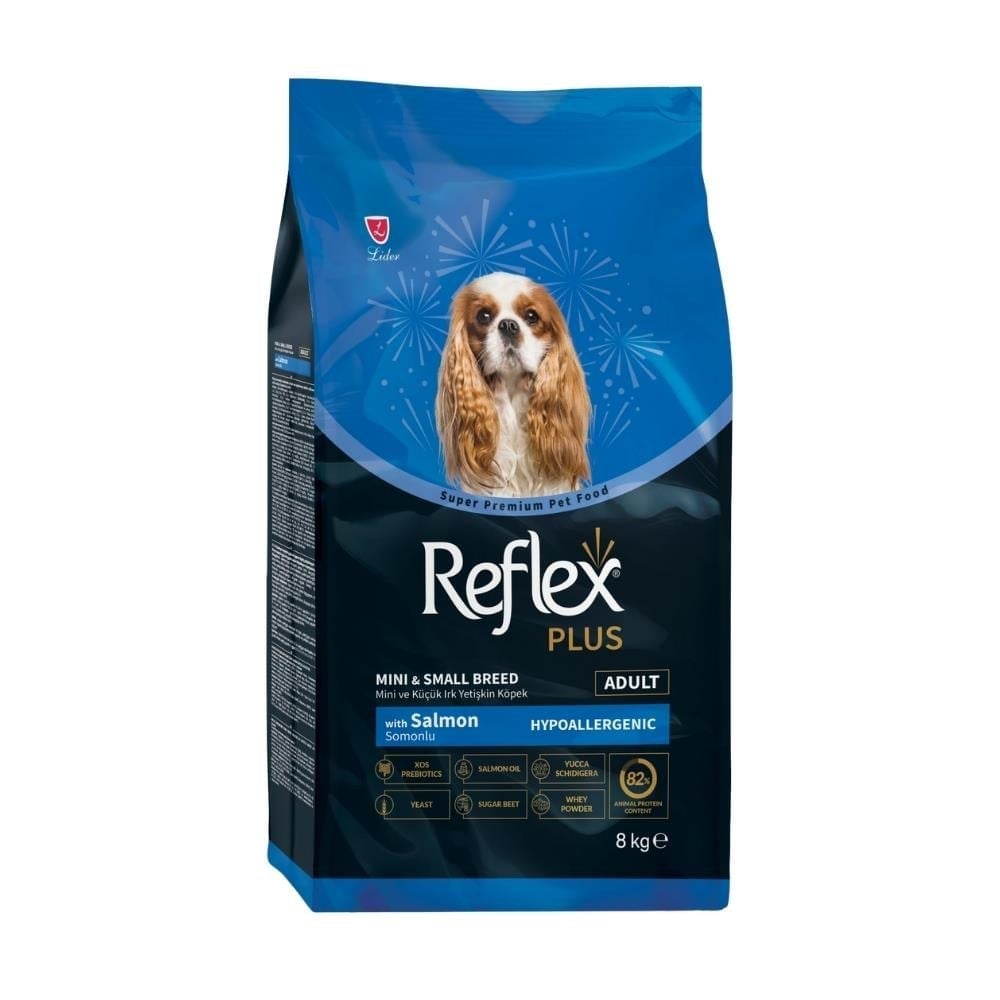 Reflex Plus Somonlu Mini ve Küçük Irk Yetişkin Köpek Maması 8 kgReflex Plus