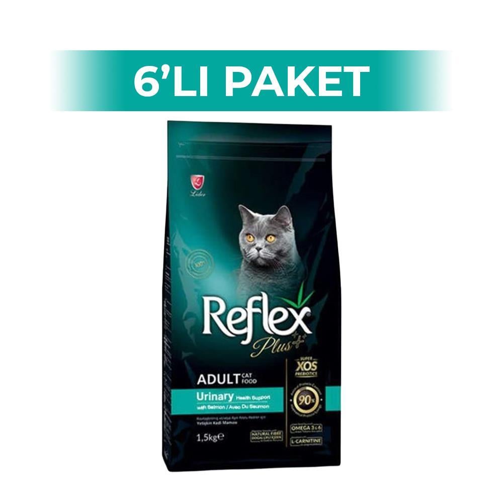 Reflex Plus Urinary Tavuklu Yetişkin Kedi Maması 1,5 kg 6 AdetReflex Plus
