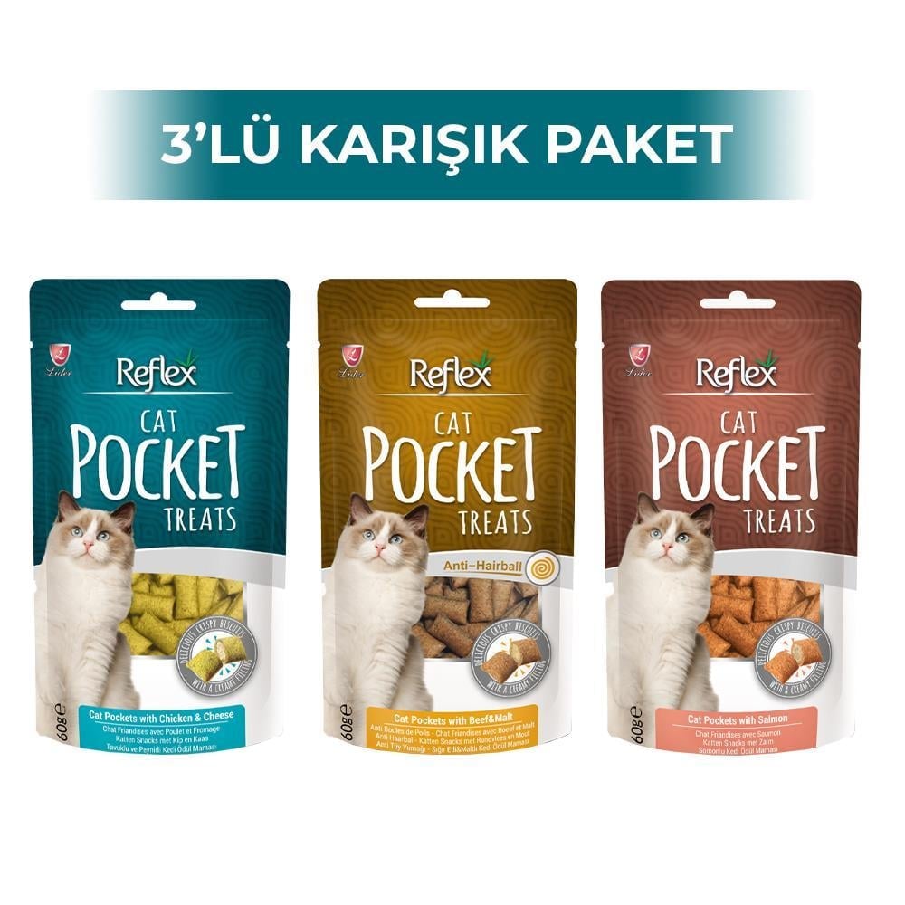 Reflex Pockets Karışık Paket 3 AdetReflex