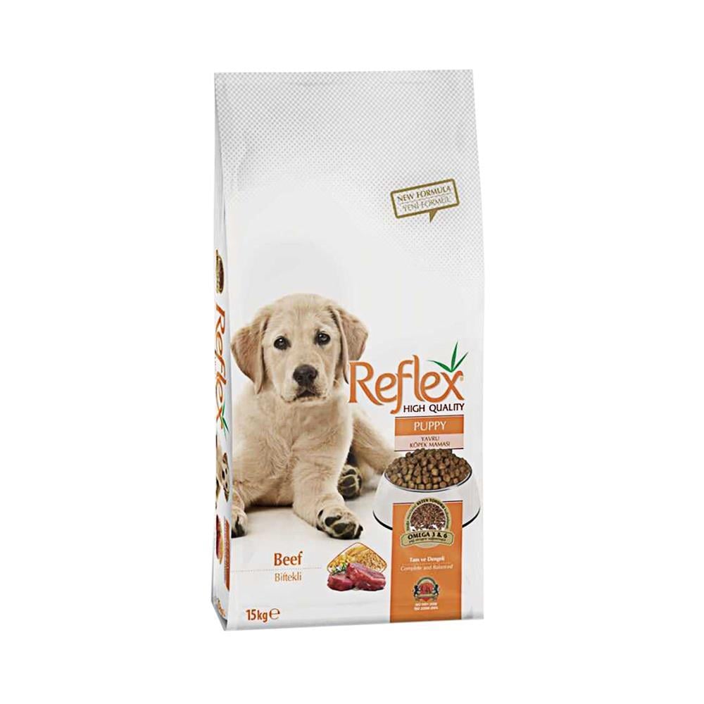 Reflex Puppy Biftekli Büyük Irk Yavru Köpek Maması 15 kgReflex