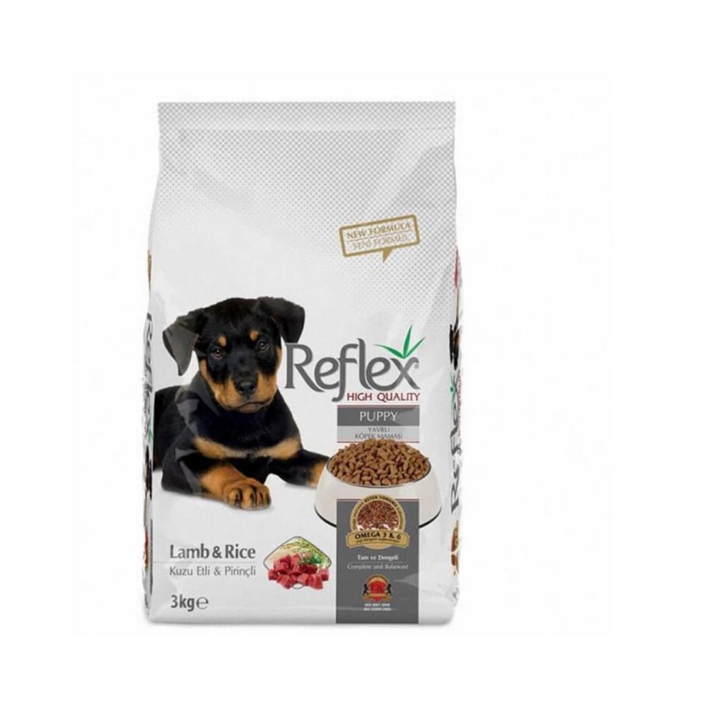 Reflex Puppy Kuzu Etli ve Pirinçli Yavru Köpek Maması 3 kgReflex