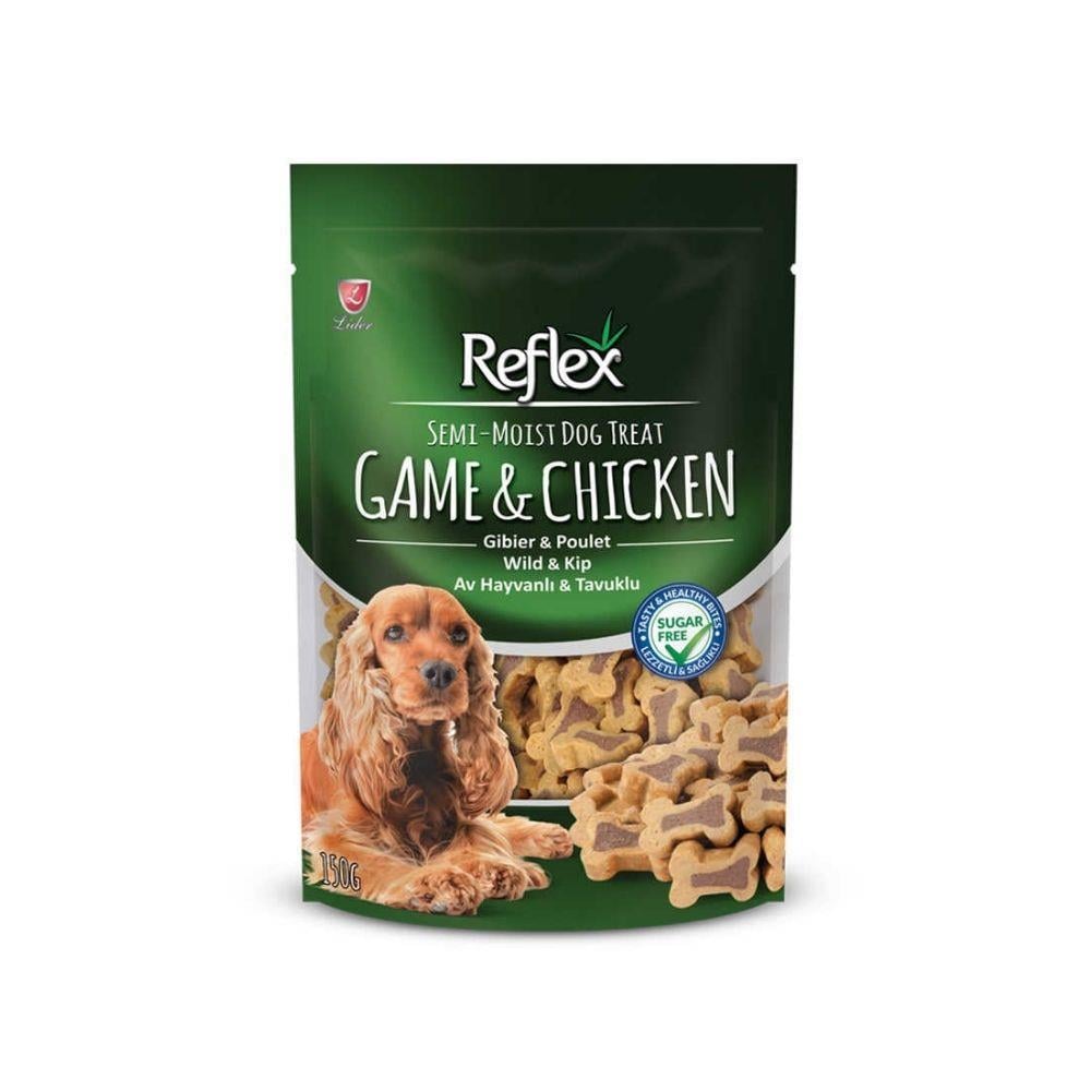 Reflex Semi-Moist Av Hayvanlı ve Tavuklu Köpek Ödül Maması 150 grReflex
