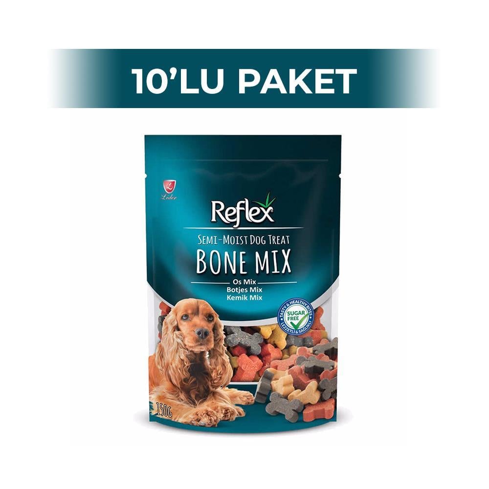 Reflex Semi-Moist Kemik Mix Köpek Ödül Maması 150 gr 10 AdetReflex
