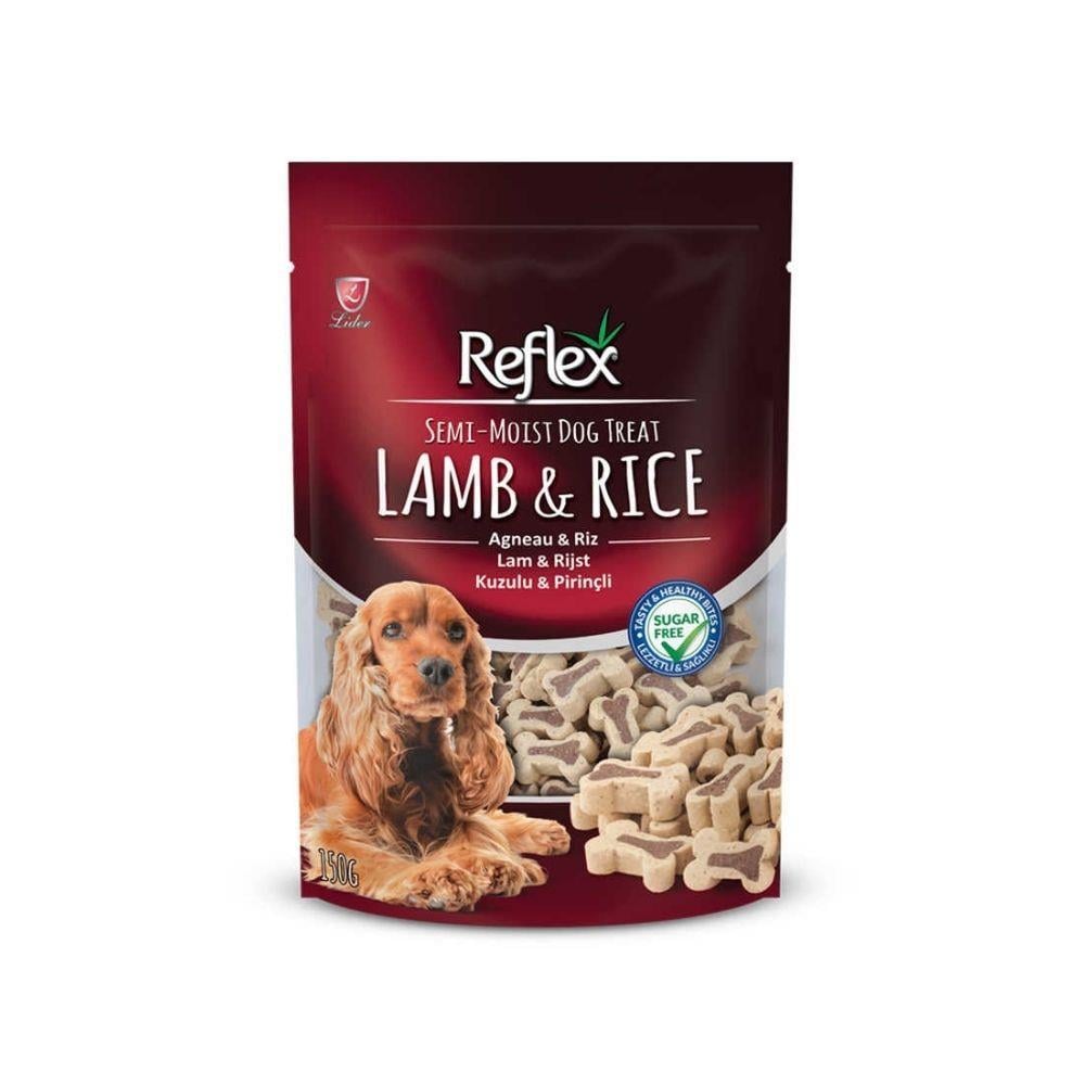Reflex Semi-Moist Kuzu Etli ve Pirinçli Köpek Ödül Maması 150 grReflex