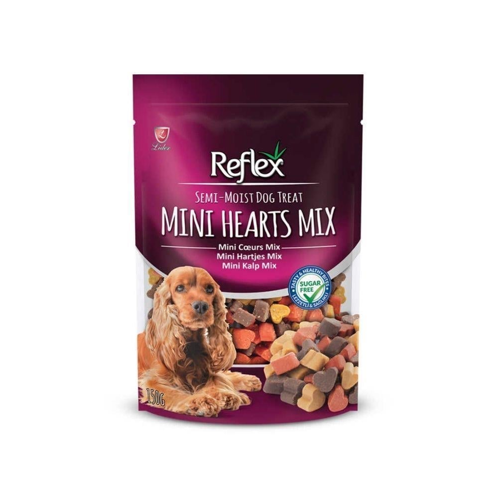 Reflex Semi-Moist Mini Kalp Mix Köpek Ödül Maması 150 grReflex