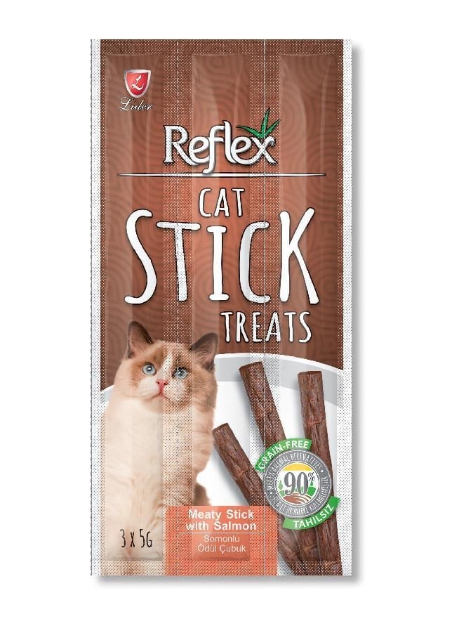 Reflex Somonlu Stick Kedi Ödül Maması 3x5 grReflex