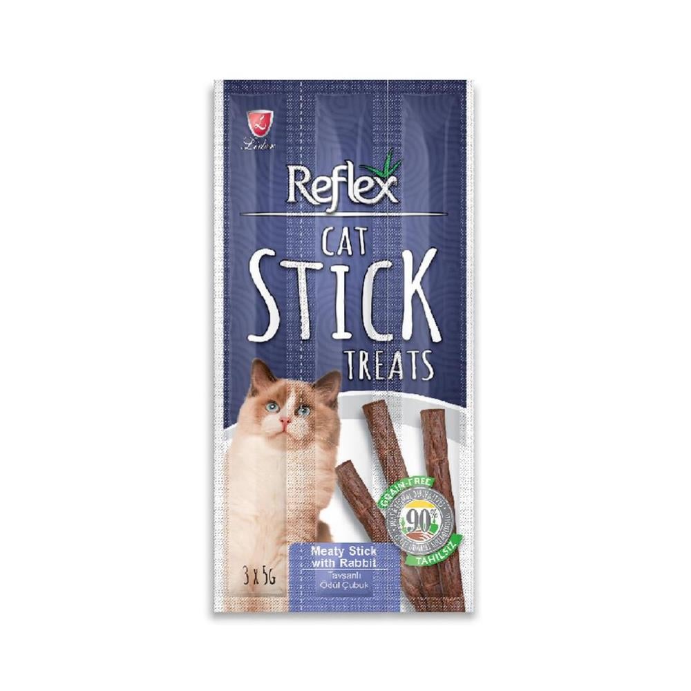 Reflex Tavşanlı Stick Kedi Ödül 3x5 grReflex