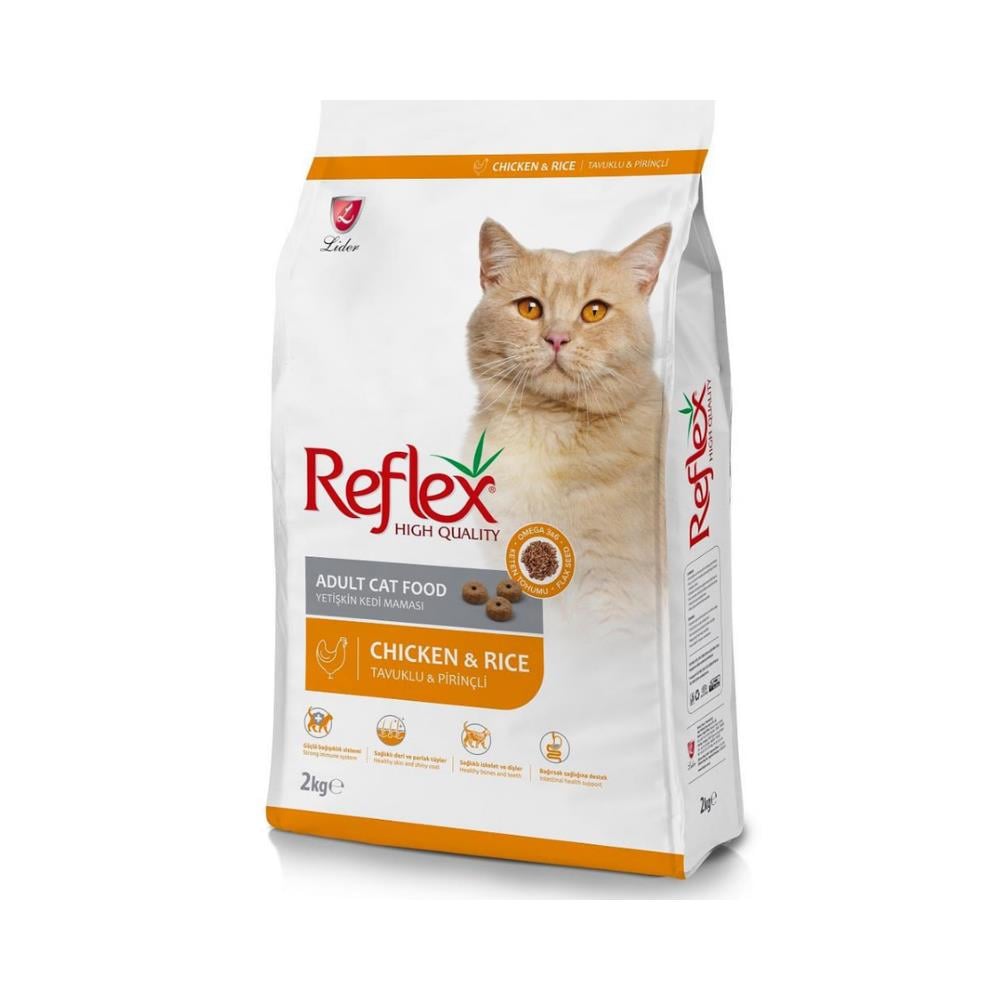 Reflex Tavuklu ve Pirinçli Yetişkin Kedi Maması 2 kgReflex