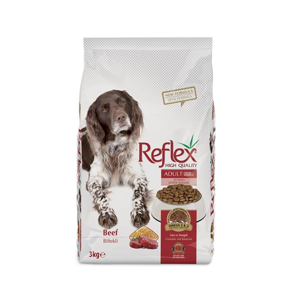 Reflex Yüksek Enerjili Biftekli Yetişkin Köpek Maması 3 kgReflex
